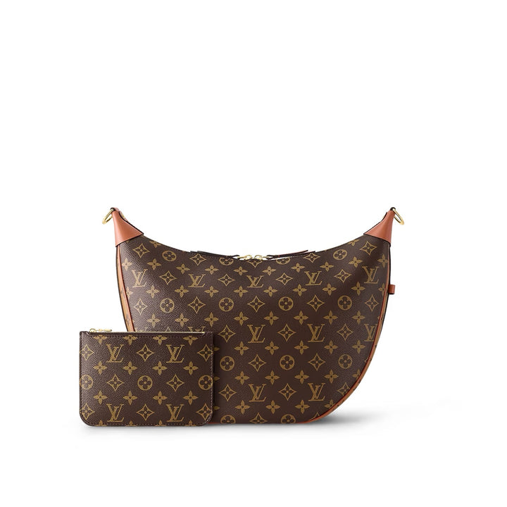 LOUIS VUITTON REVERSE MONOGRAM LOOP HOBO BAG WITH POCHETTE
