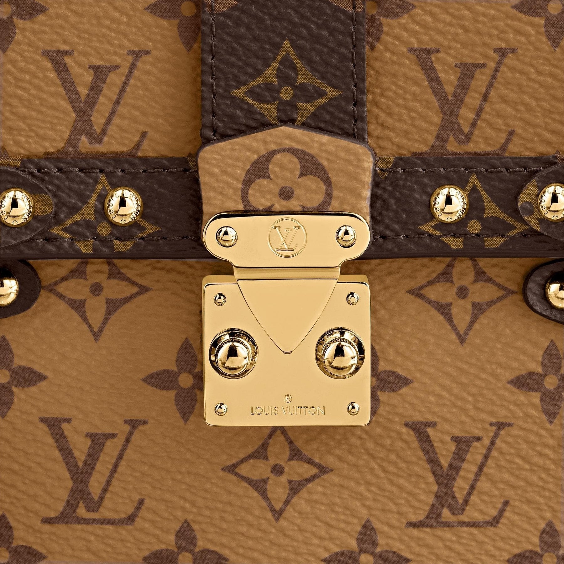 Louis Vuitton Pochette Trunk Verticale Monogram Reverse Brown