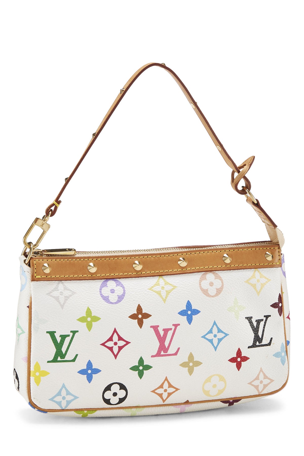 Takashi Murakami White Monogram Multicolore Coated Canvas Belt and Wallet, Handbags and Accessories, 2023