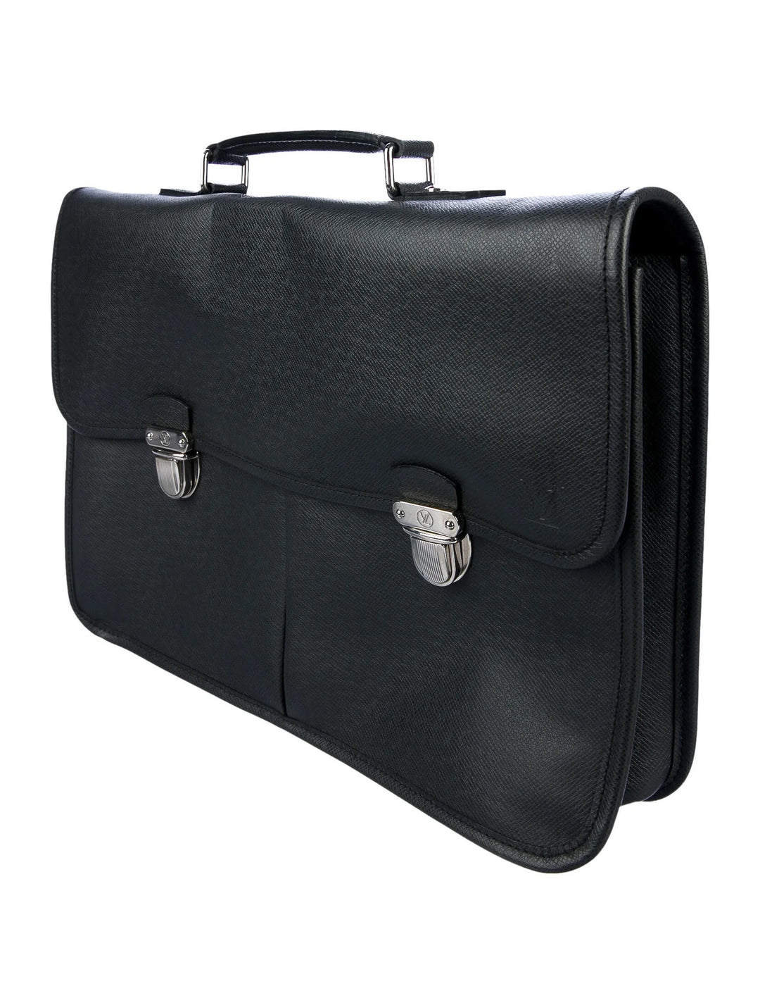 LOUIS VUITTON TAIGA LEATHER ANTON BRIEFCASE WITH SHOULDER STRAP