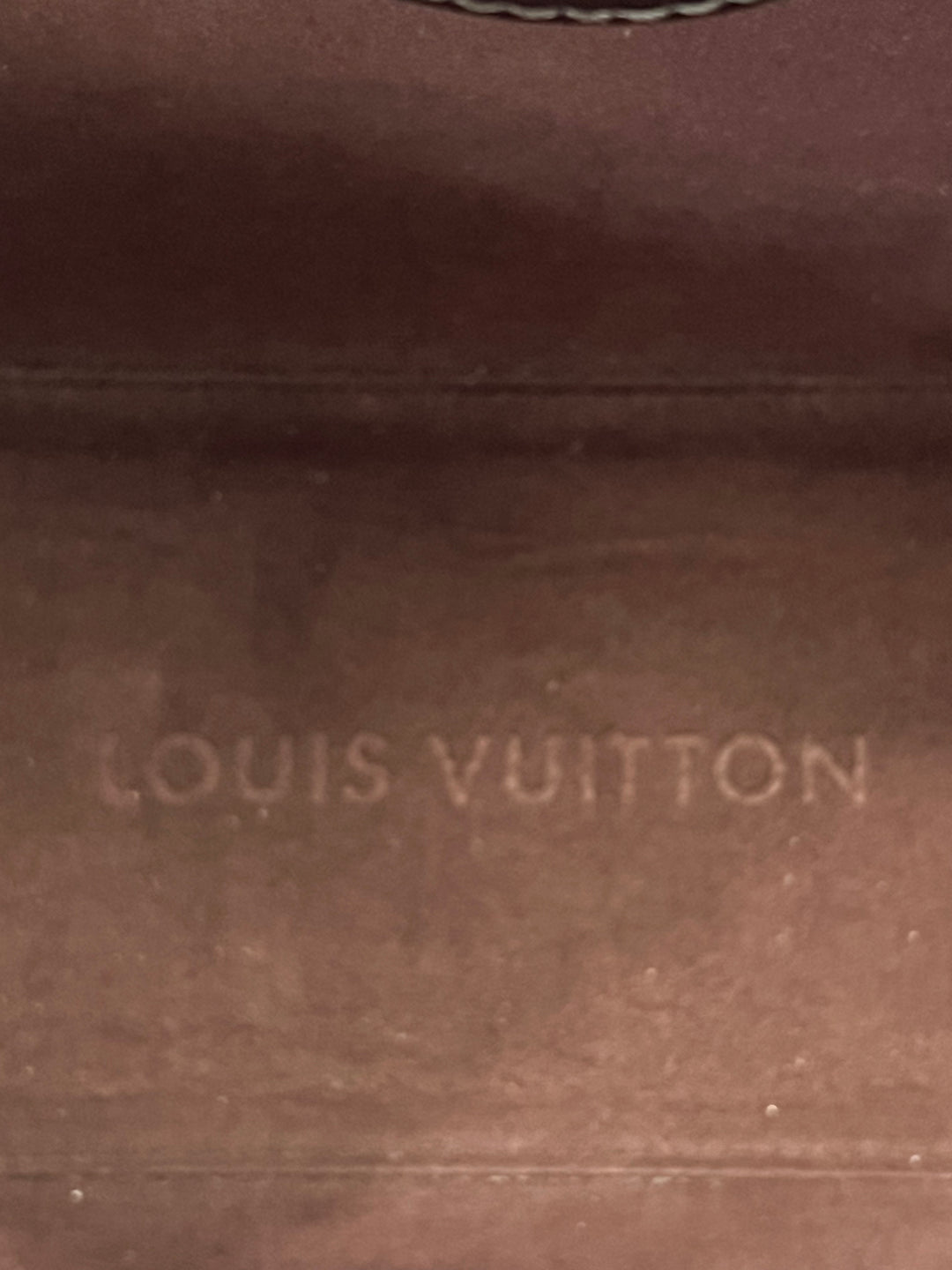 LOUIS VUITTON VERNIS LONG BEACH TOTE MM AMARANTE