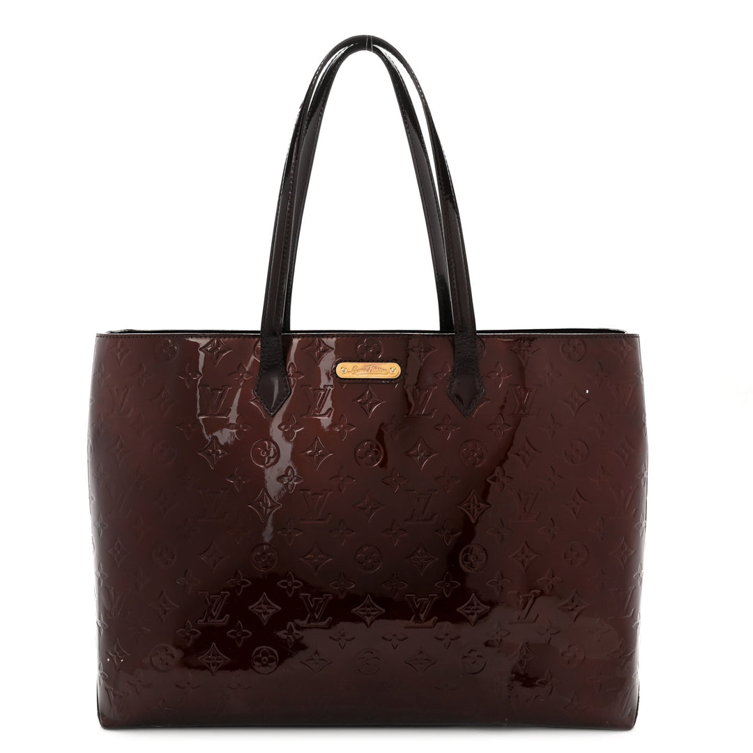 LOUIS VUITTON MONOGRAM VERNIS WILSHIRE GM TOTE BAG