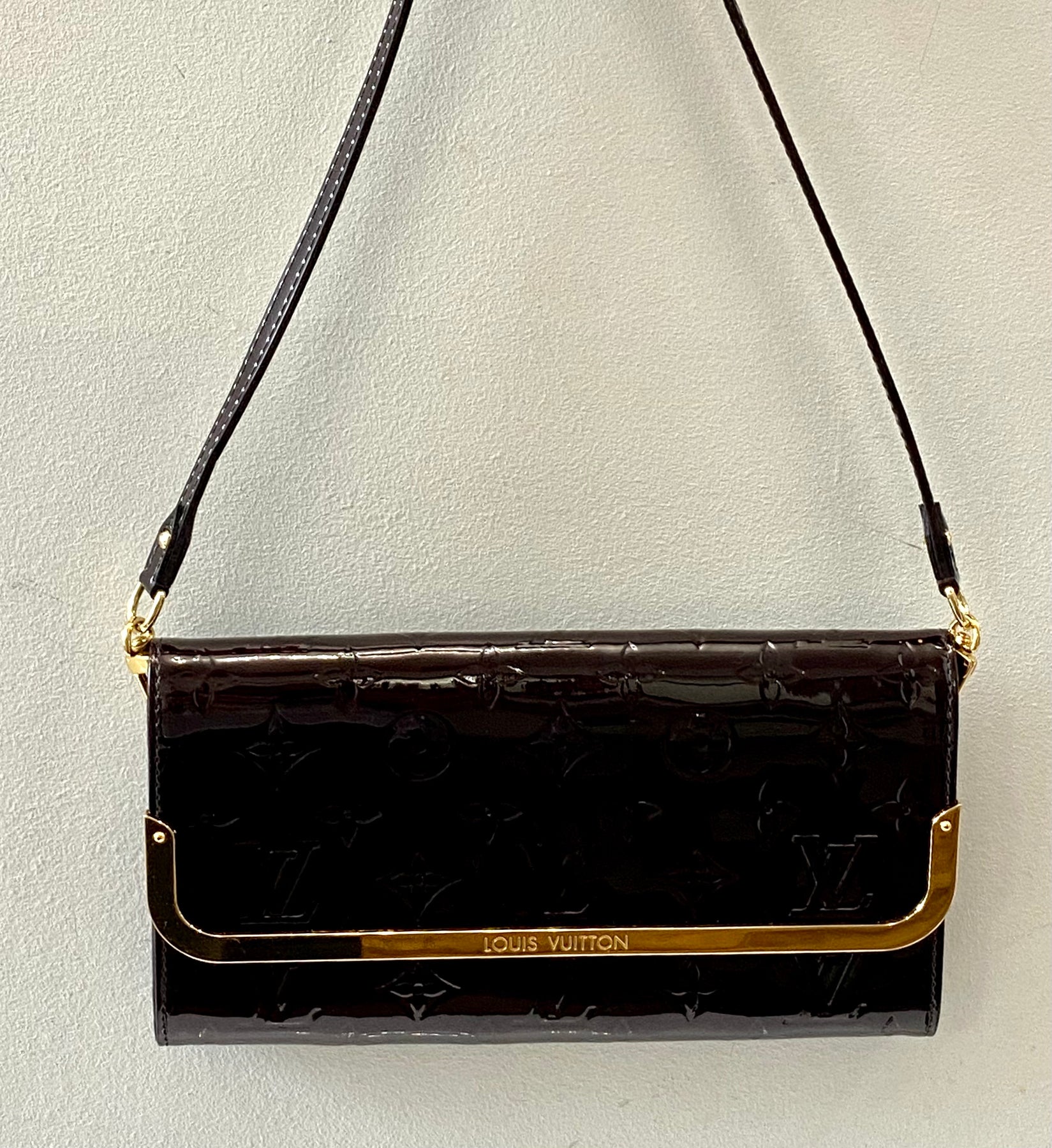 Louis Vuitton Rossmore Handbag Monogram Vernis MM Neutral 1937041