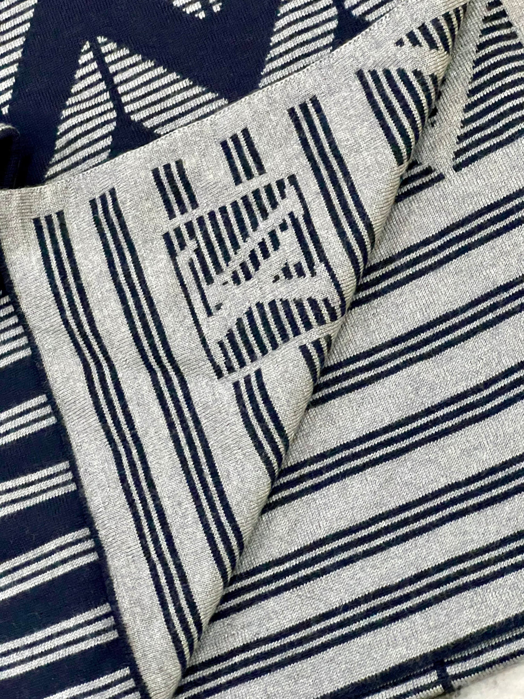 LOUIS VUITTON KARAKOSTRIP WOOL CASHMERE LV SCARF