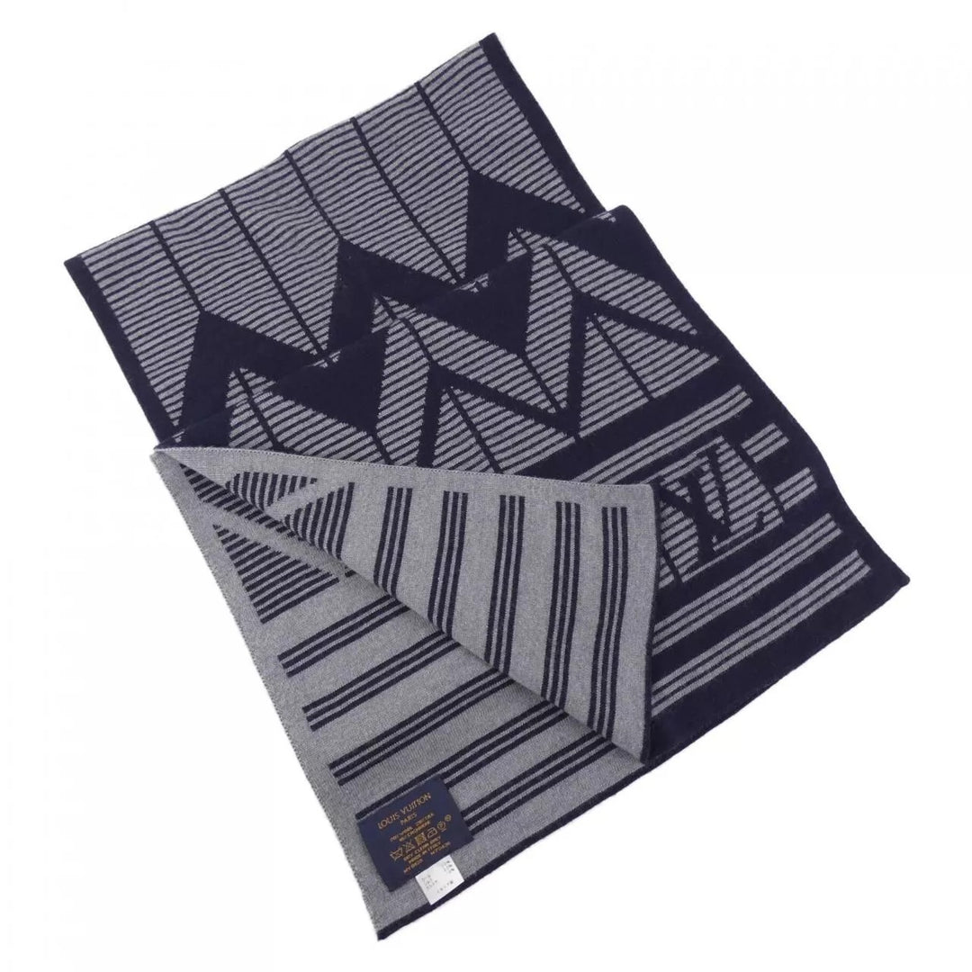 LOUIS VUITTON KARAKOSTRIP WOOL CASHMERE LV SCARF