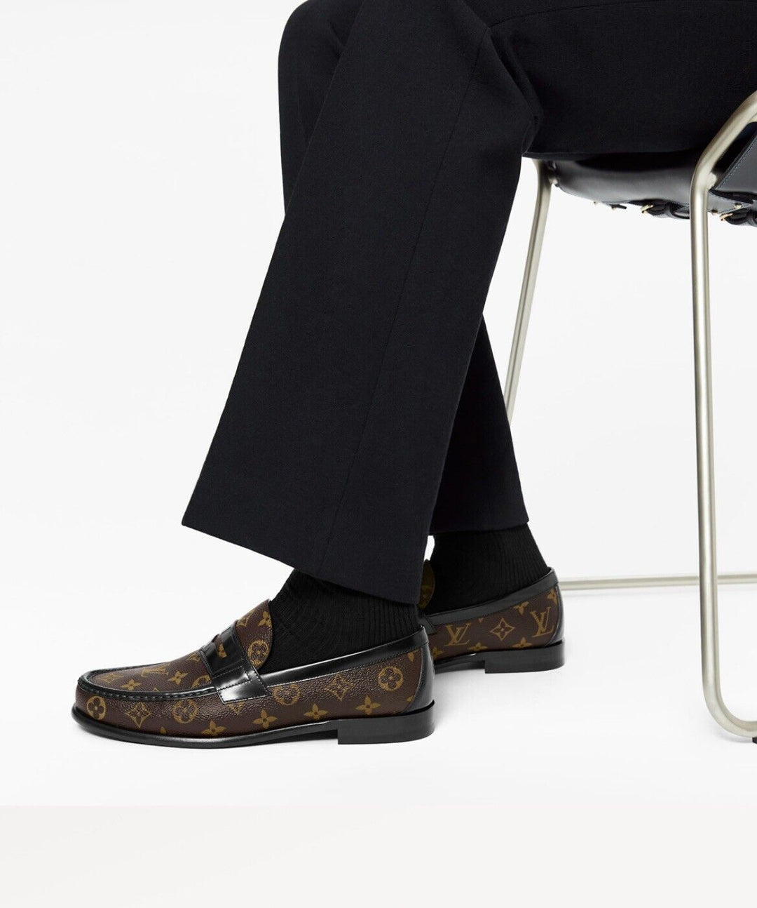 LOUIS VUITTON X NBA MONOGRAM LOAFERS