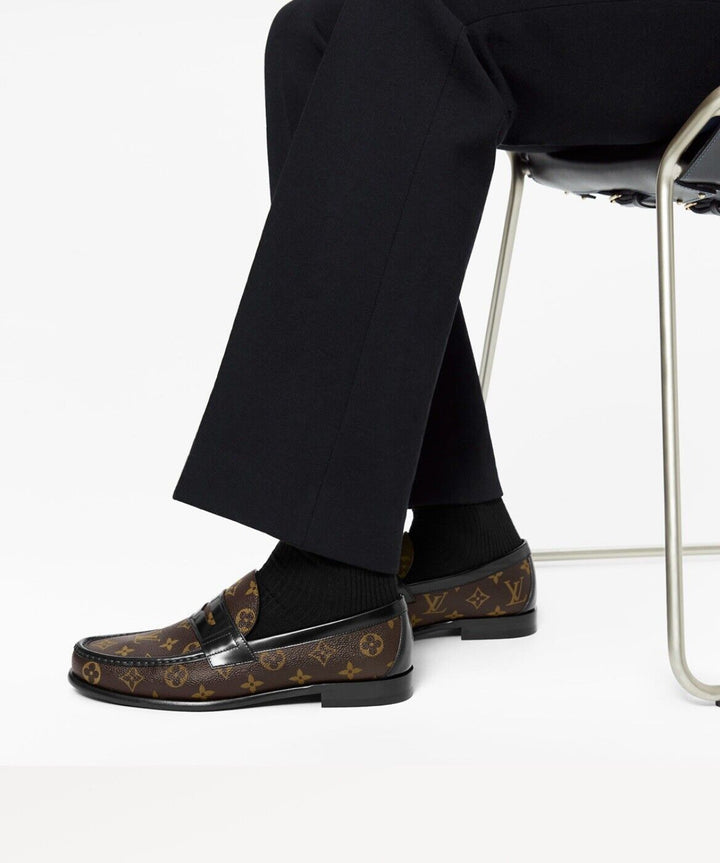 LOUIS VUITTON X NBA MONOGRAM LOAFERS