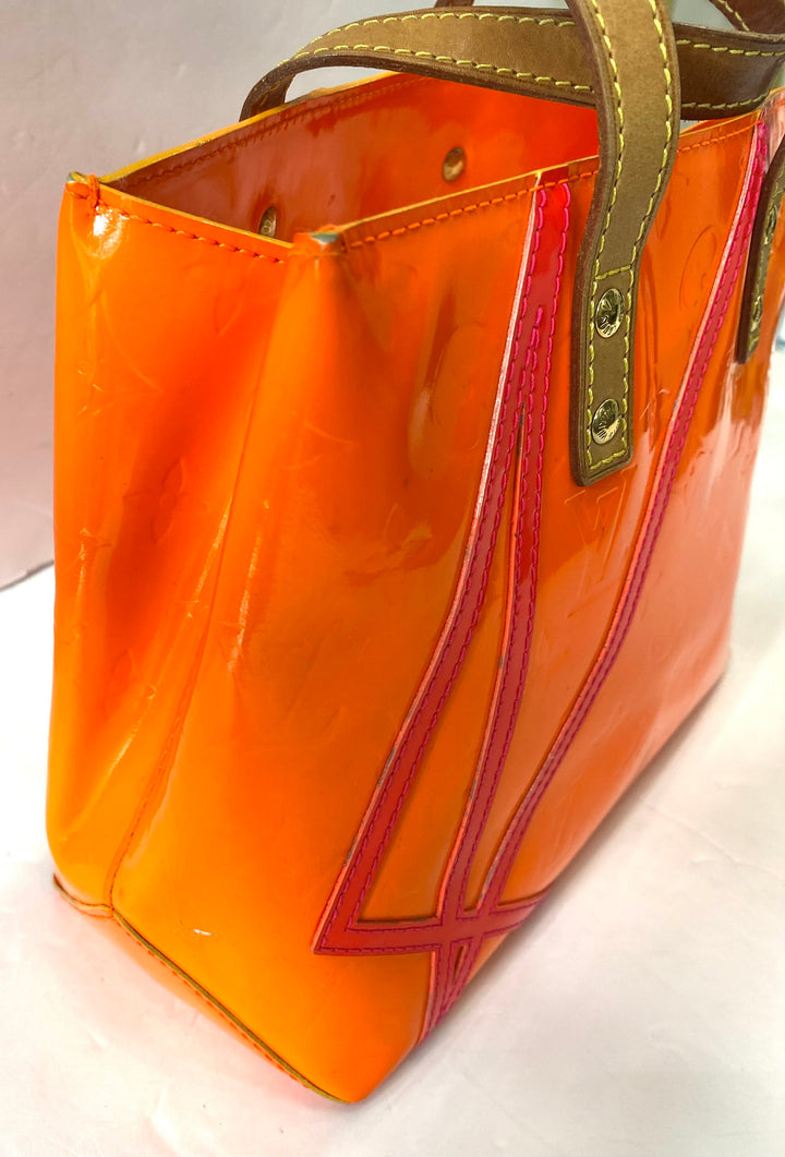 LOUIS VUITTON X ROBERT WILSON FLOU MONOGRAM VERNIS READE PM TOTE