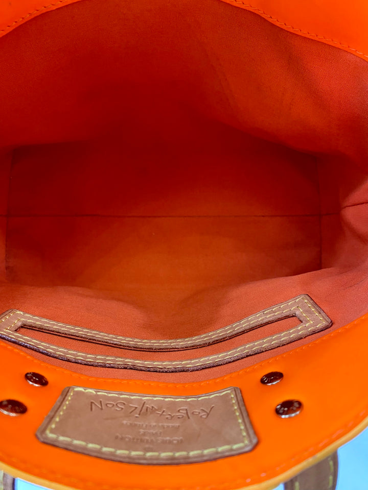 LOUIS VUITTON X ROBERT WILSON FLOU MONOGRAM VERNIS READE PM TOTE