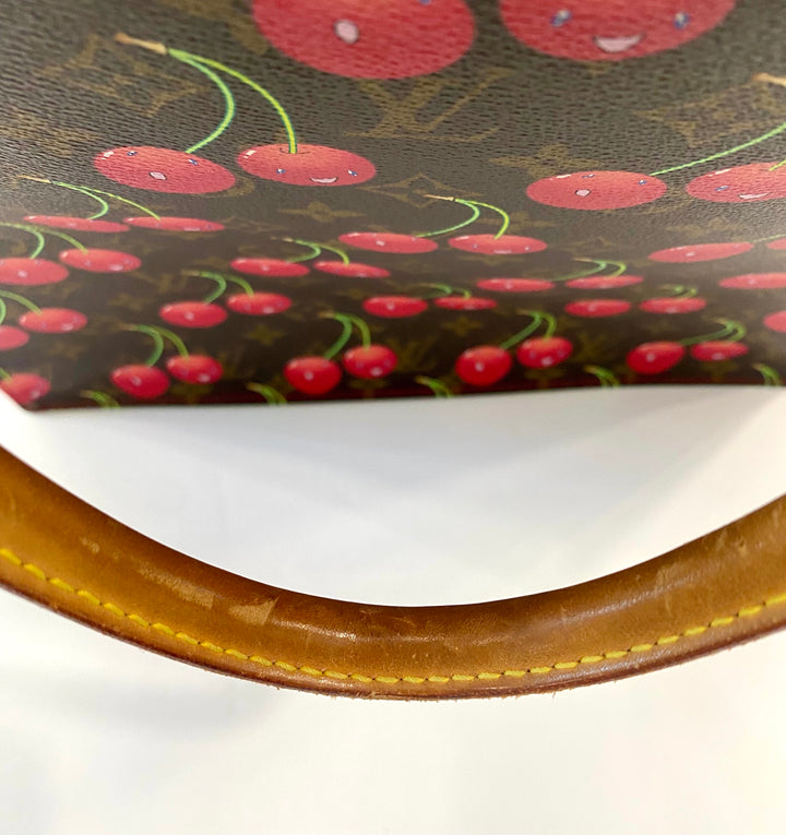 LOUIS VUITTON X TAKASHI MURAKAMI MONOGRAM CERISES SACE PLAT TOTE