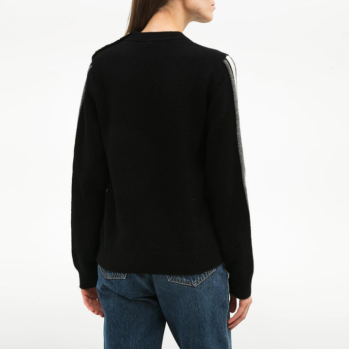 LOUIS VUITTON CASHMERE LOGO CREWNECK SWEATER