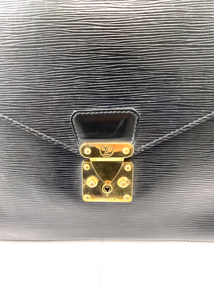LOUIS VUITTON EPI LEATHER PORTE DOCUMENT BAG