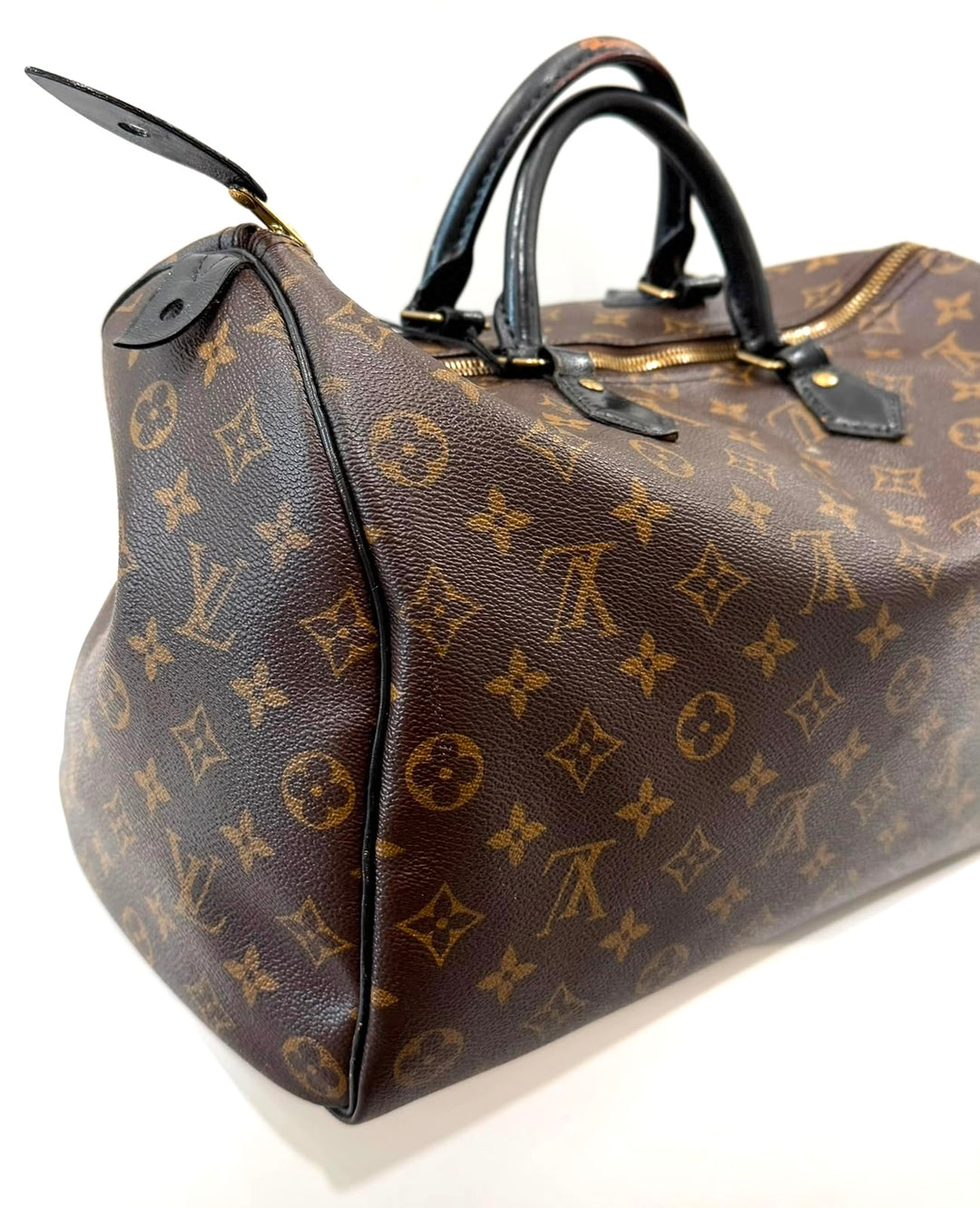 LOUIS VUITTON MONOGRAM VINTAGE SPEEDY 35 HANDBAG