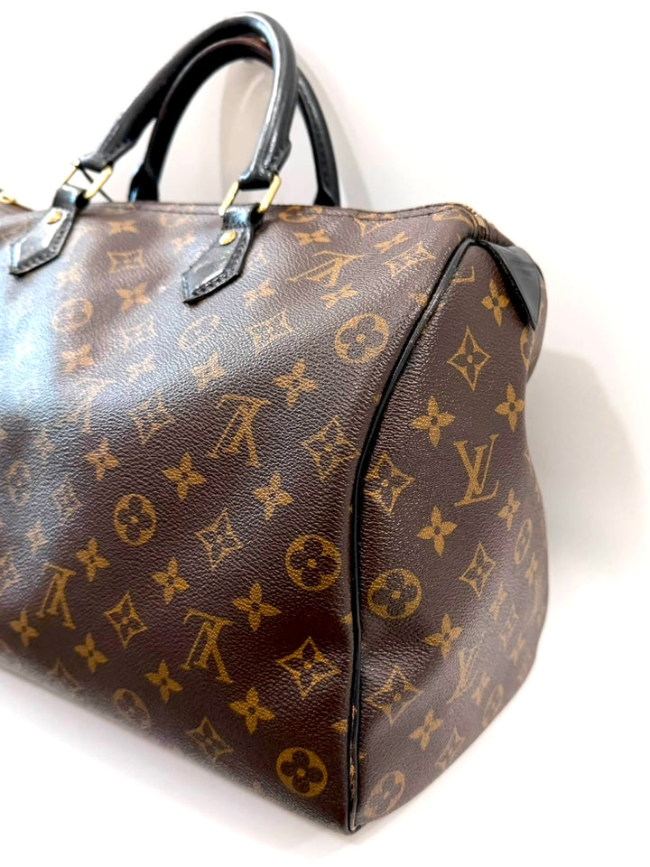 LOUIS VUITTON MONOGRAM VINTAGE SPEEDY 35 HANDBAG