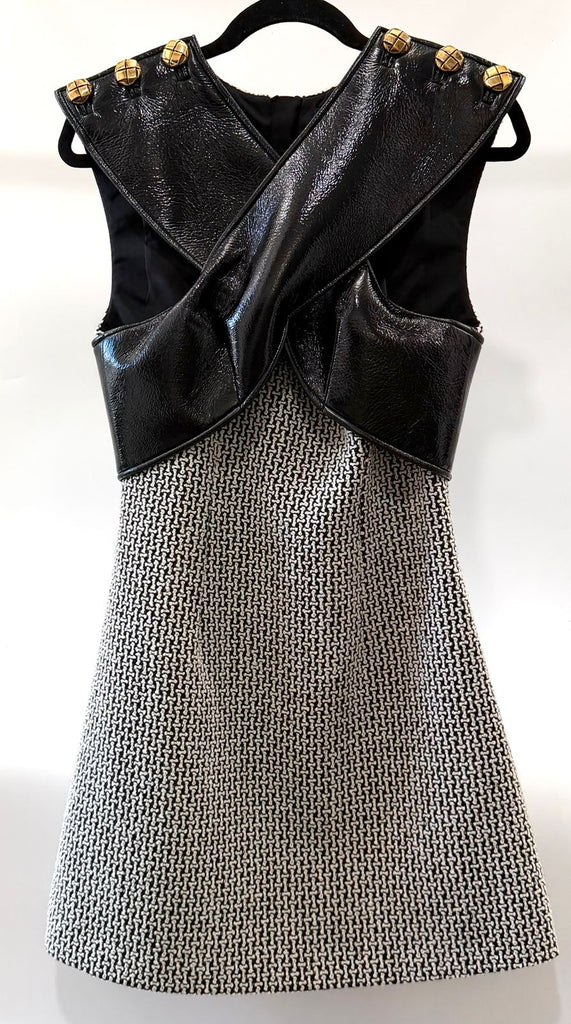 LOUIS VUITTON A-LINE DRESS WITH CRISS-CROSS BUST DETAIL – Caroline's Fashion Luxuries