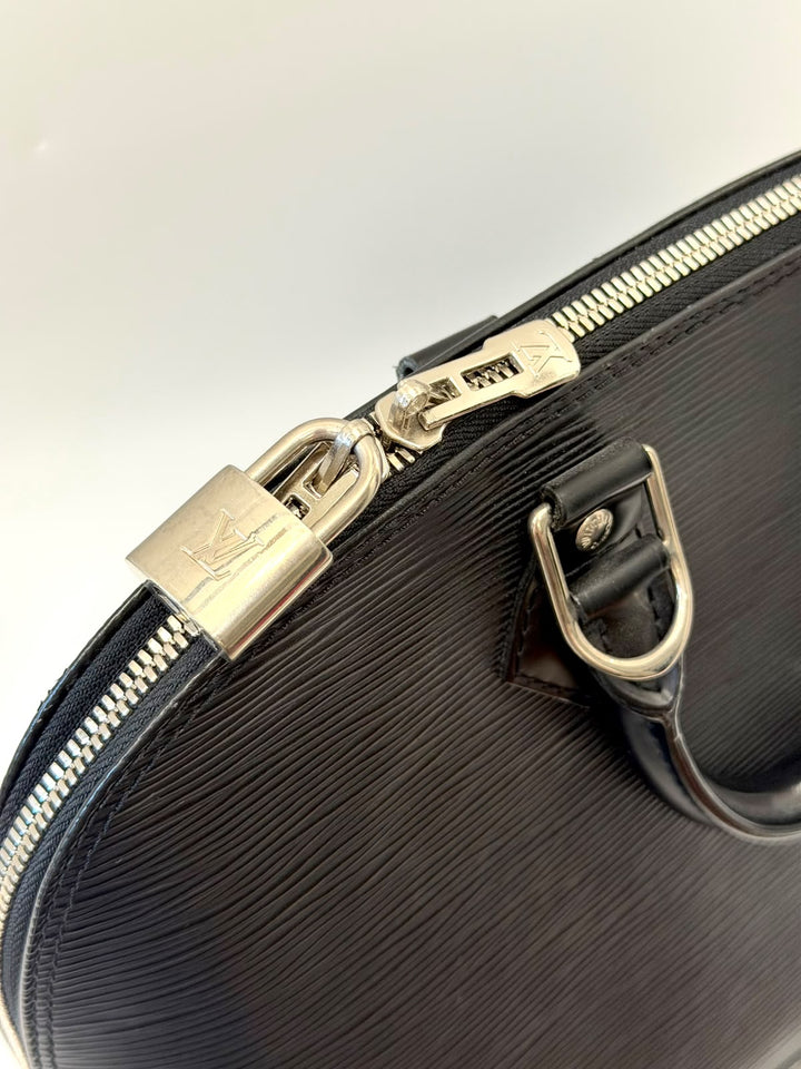 LOUIS VUITTON ALMA PM DAMIER EBENE HANDBAG