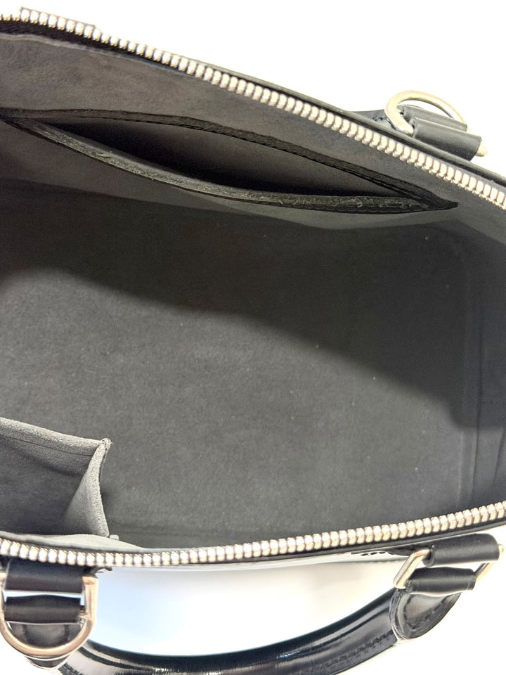LOUIS VUITTON ALMA PM DAMIER EBENE HANDBAG