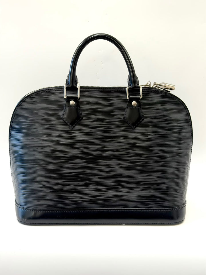 LOUIS VUITTON ALMA PM DAMIER EBENE HANDBAG