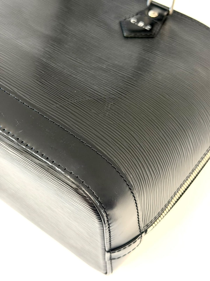 LOUIS VUITTON ALMA PM DAMIER EBENE HANDBAG
