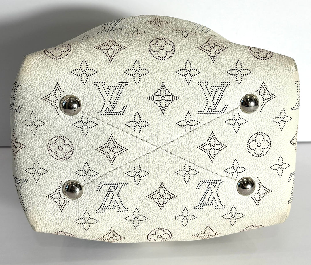 LOUIS VUITTON BELLA MAHINA PERFORATED CALFSKIN LEATHER BAG