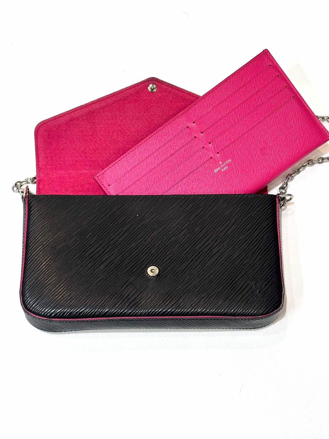 LOUIS VUITTON EPI LEATHER FELICIE POCHETTE CROSSBODY BAG