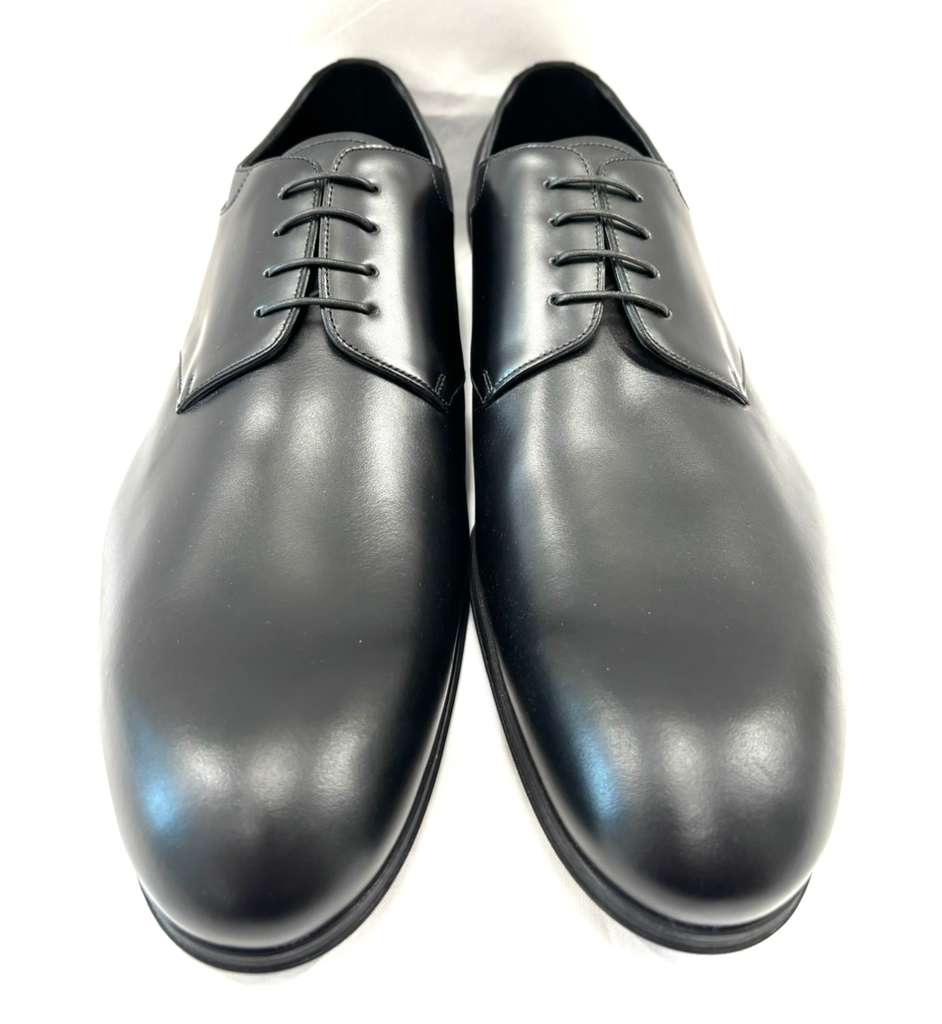LOUIS VUITTON CALFSKIN LEATHER LACE UP DERBY SHOES