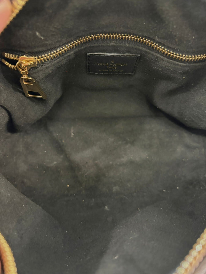 LOUIS VUITTON MONOGRAM CANVAS &amp; LEATHER PETITE MALLE SOUPLE CROSSBODY