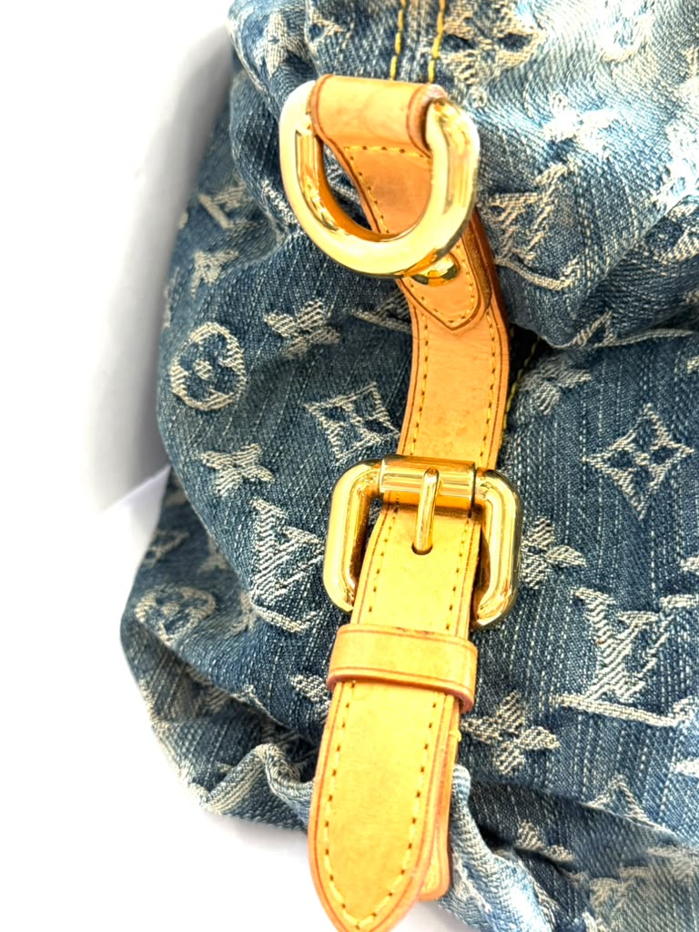 LOUIS VUITTON DENIM MONOGRAM NEO CABBY MM BAG
