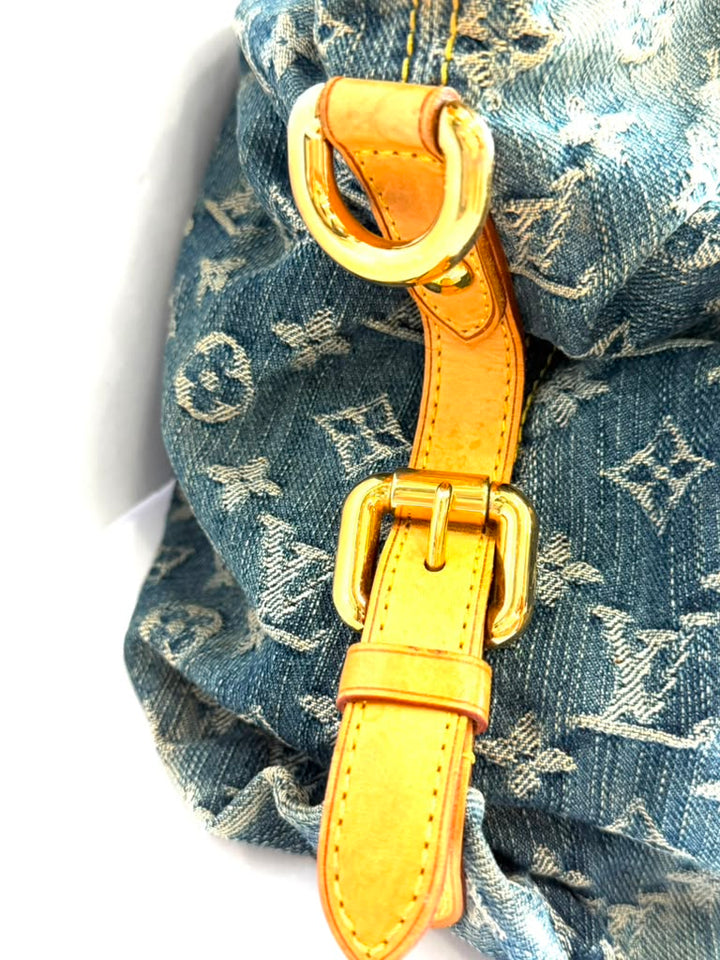 LOUIS VUITTON DENIM MONOGRAM NEO CABBY MM BAG
