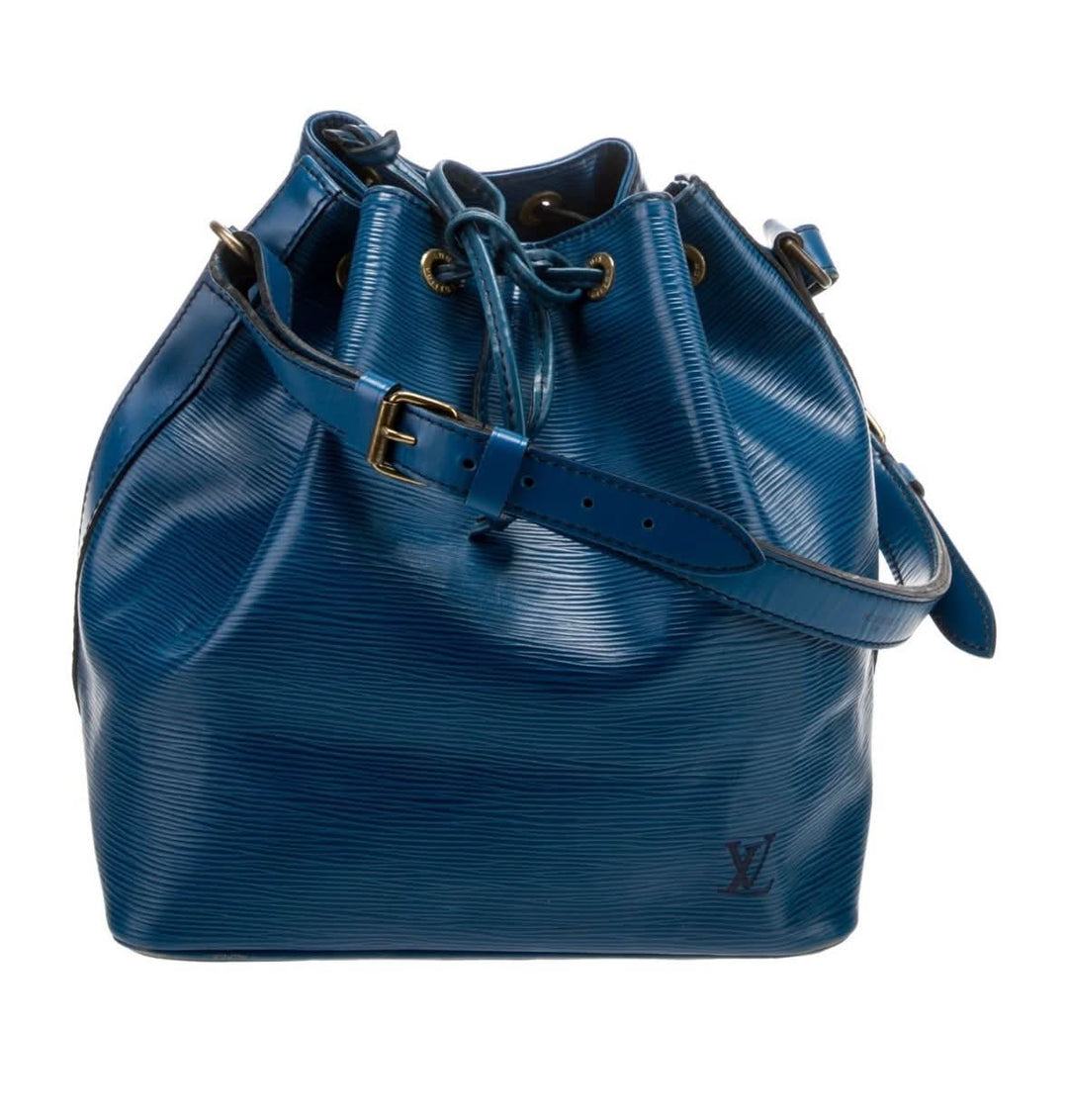 LOUIS VUITTON EPI LEATHER PETIT NOÉ BUCKET BAG – TOLEDO BLUE
