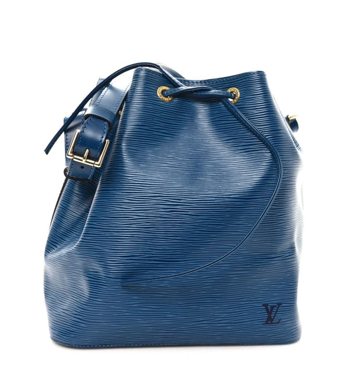 LOUIS VUITTON EPI LEATHER PETIT NOÉ BUCKET BAG – TOLEDO BLUE
