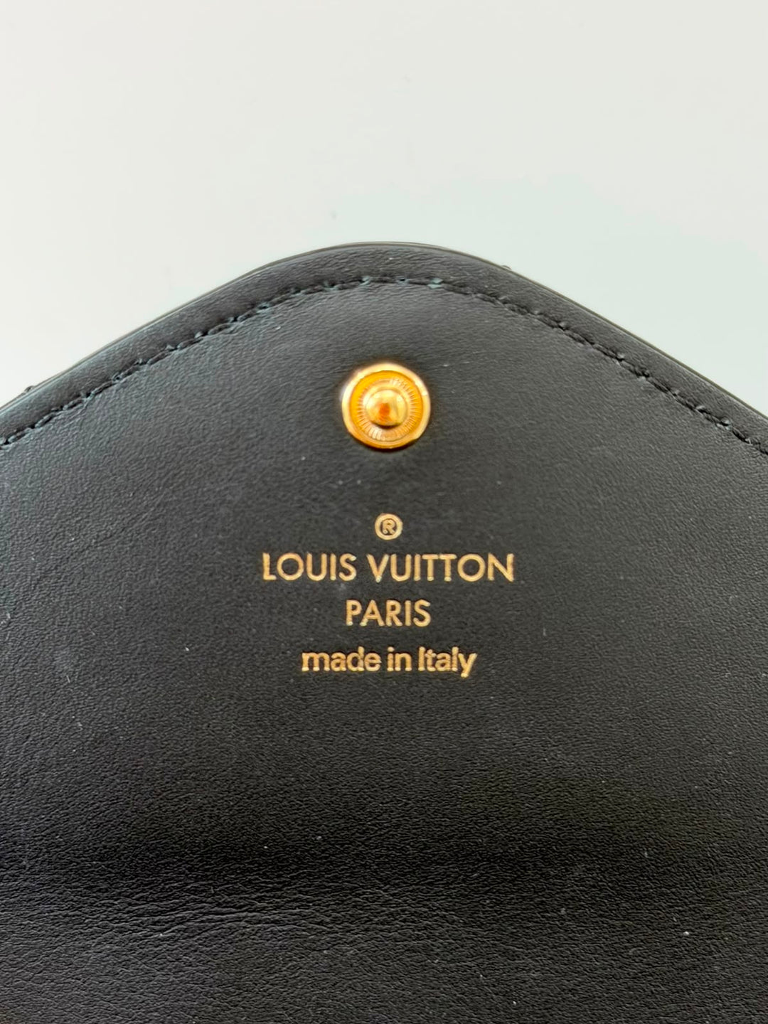 LOUIS VUITTON LOVE LOCK NEW WAVE LONG CALFSKIN LEATHER WALLET WRISTLET