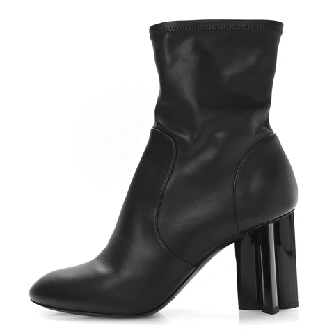 LOUIS VUITTON CALFSKIN UNIFORMES SILHOUETTE ANKLE BOOTS