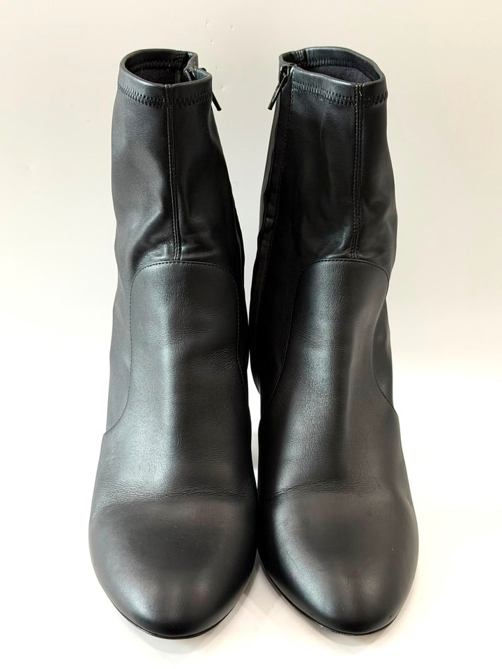 LOUIS VUITTON CALFSKIN UNIFORMES SILHOUETTE ANKLE BOOTS