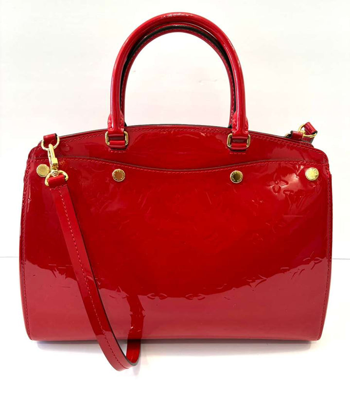 LOUIS VUITTON CERISE MONOGRAM VERNIS BREA MM NM BAG