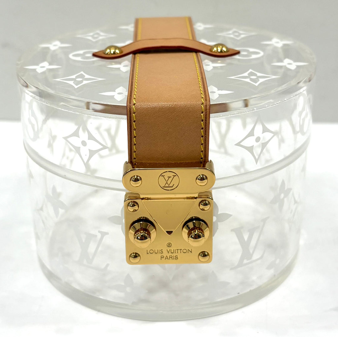 LOUIS VUITTON CLEAR MONOGRAM PRINT SCOTT BOX CASE