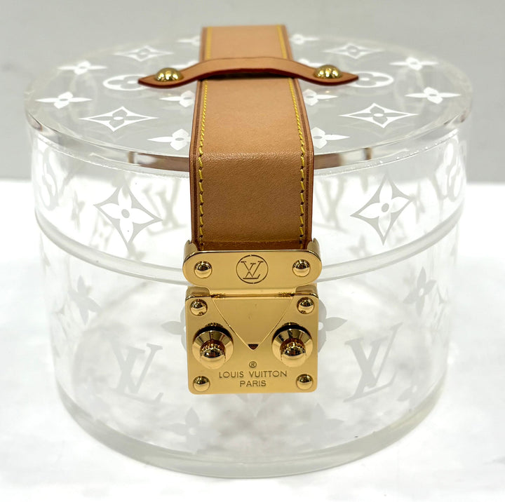 LOUIS VUITTON CLEAR MONOGRAM PRINT SCOTT BOX CASE