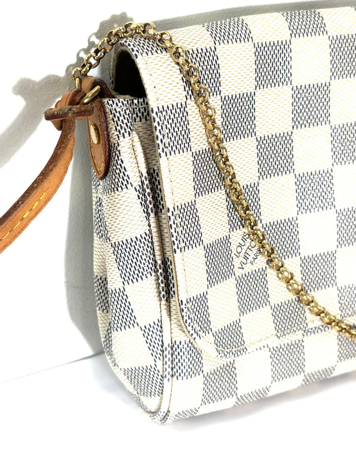 LOUIS VUITTON DAMIER AZUR CANVAS FAVORITE MM BAG