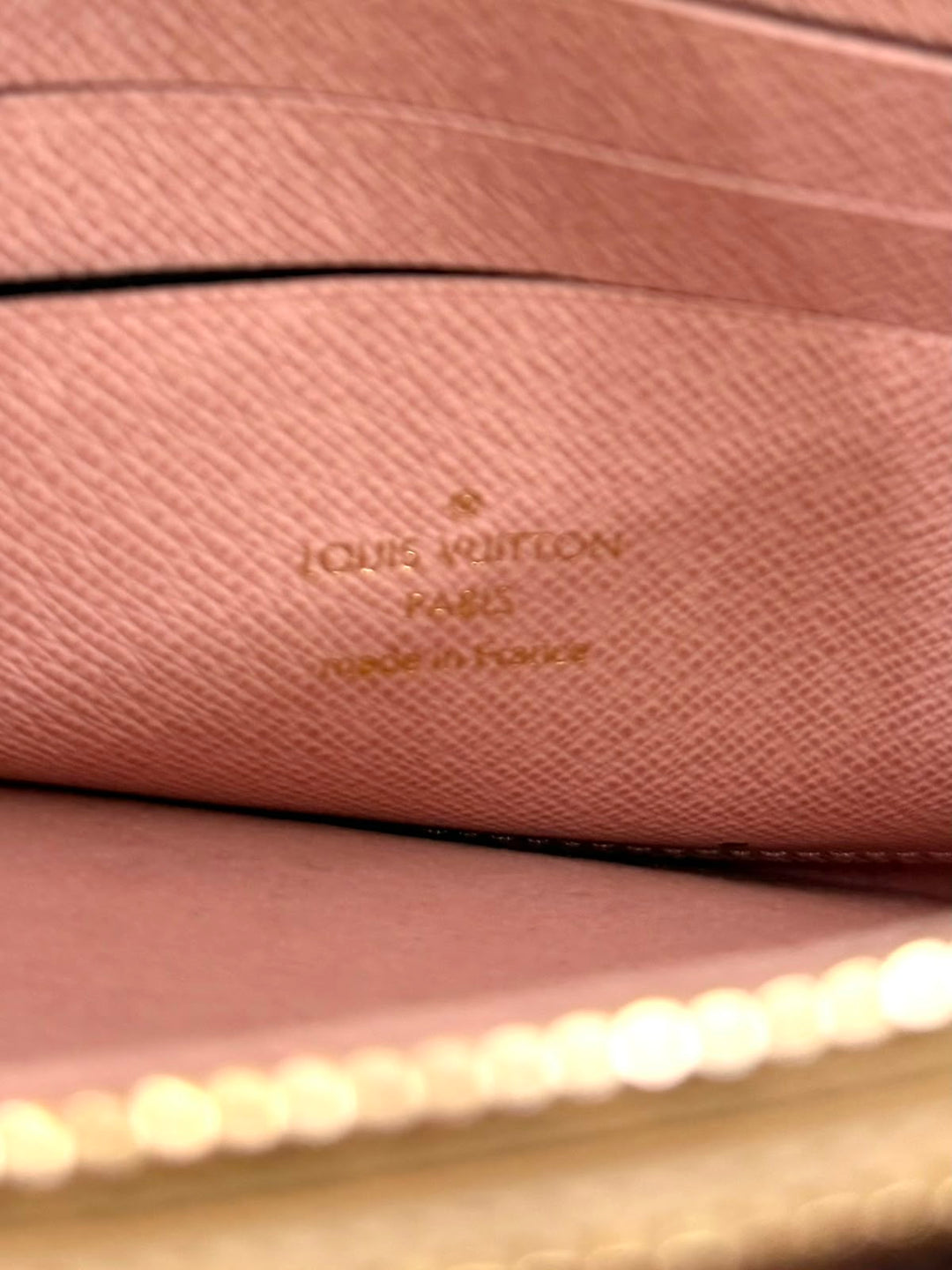 LOUIS VUITTON DAMIER AZUR DOUBLE ZIP POCHETTE- ROSE BALLERINE