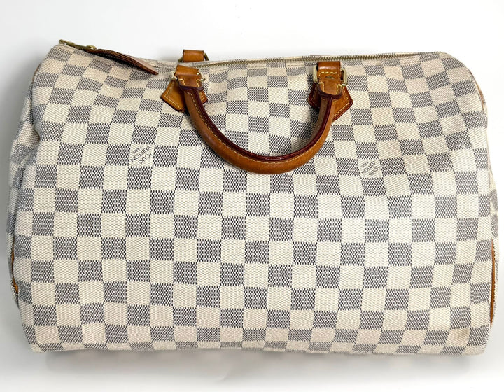 LOUIS VUITTON DAMIER AZUR SPEEDY 35 HANDBAG