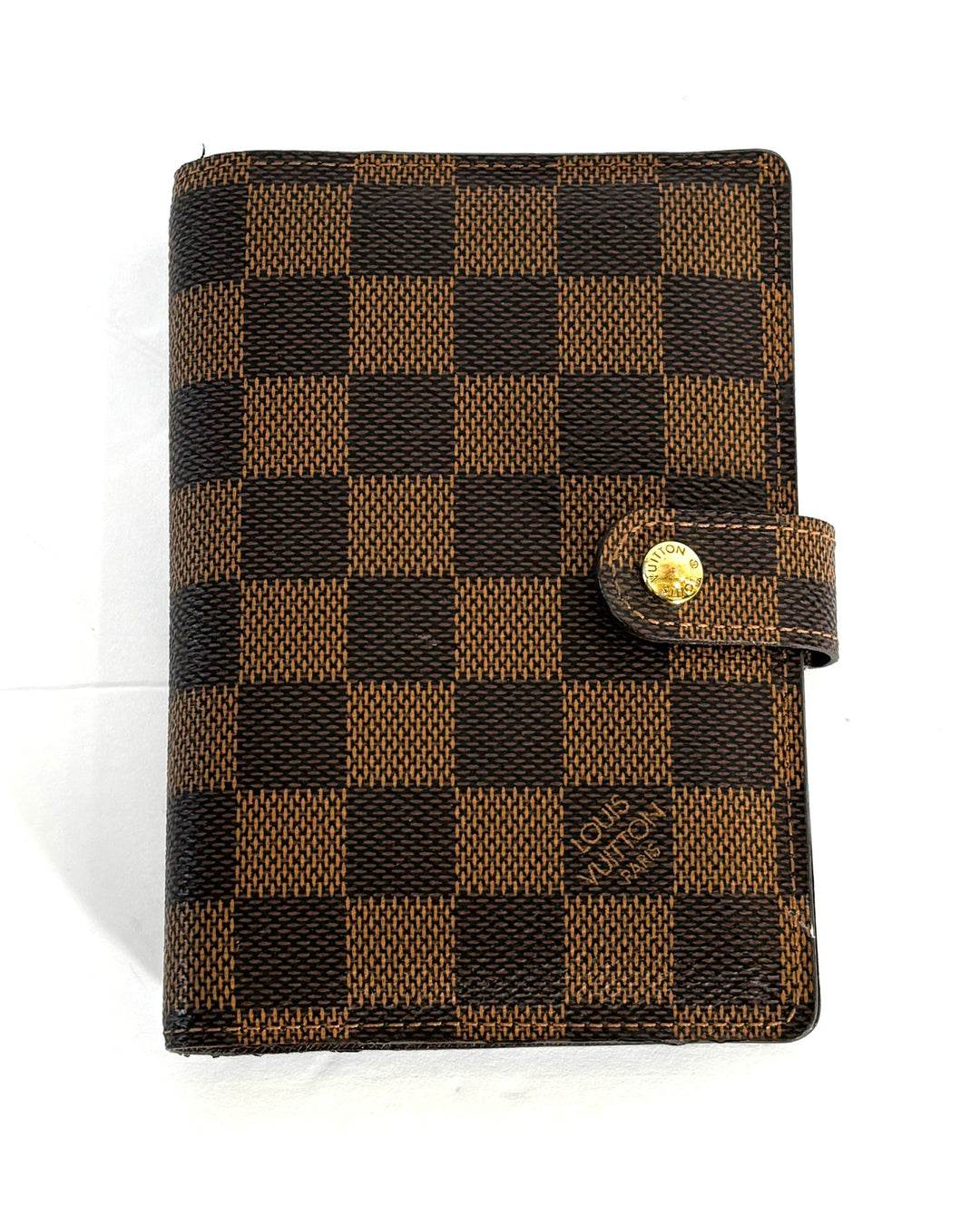 LOUIS VUITTON DAMIER EBENE AGENDA COVER PM
