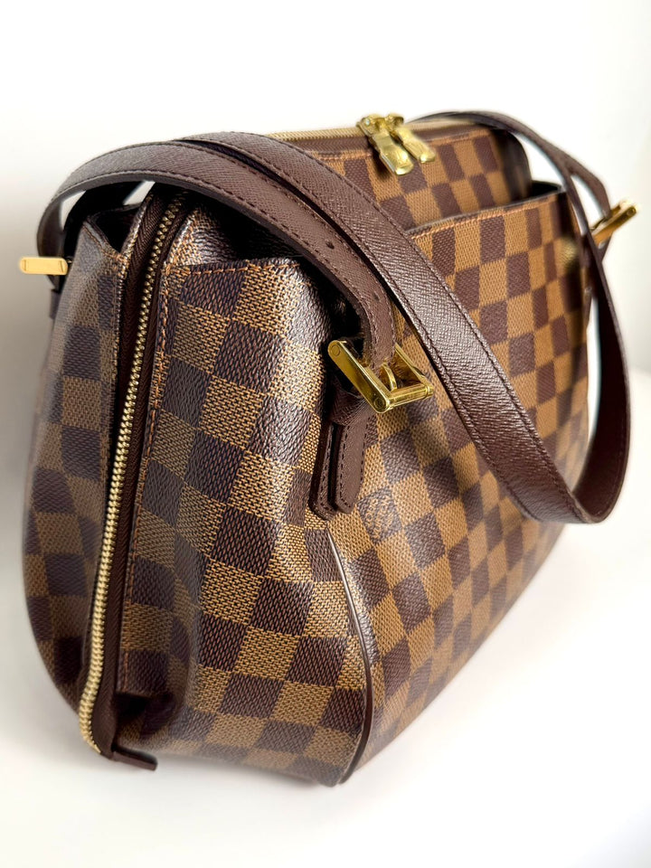 LOUIS VUITTON DAMIER EBENE BELEM MM SHOULDER BAG