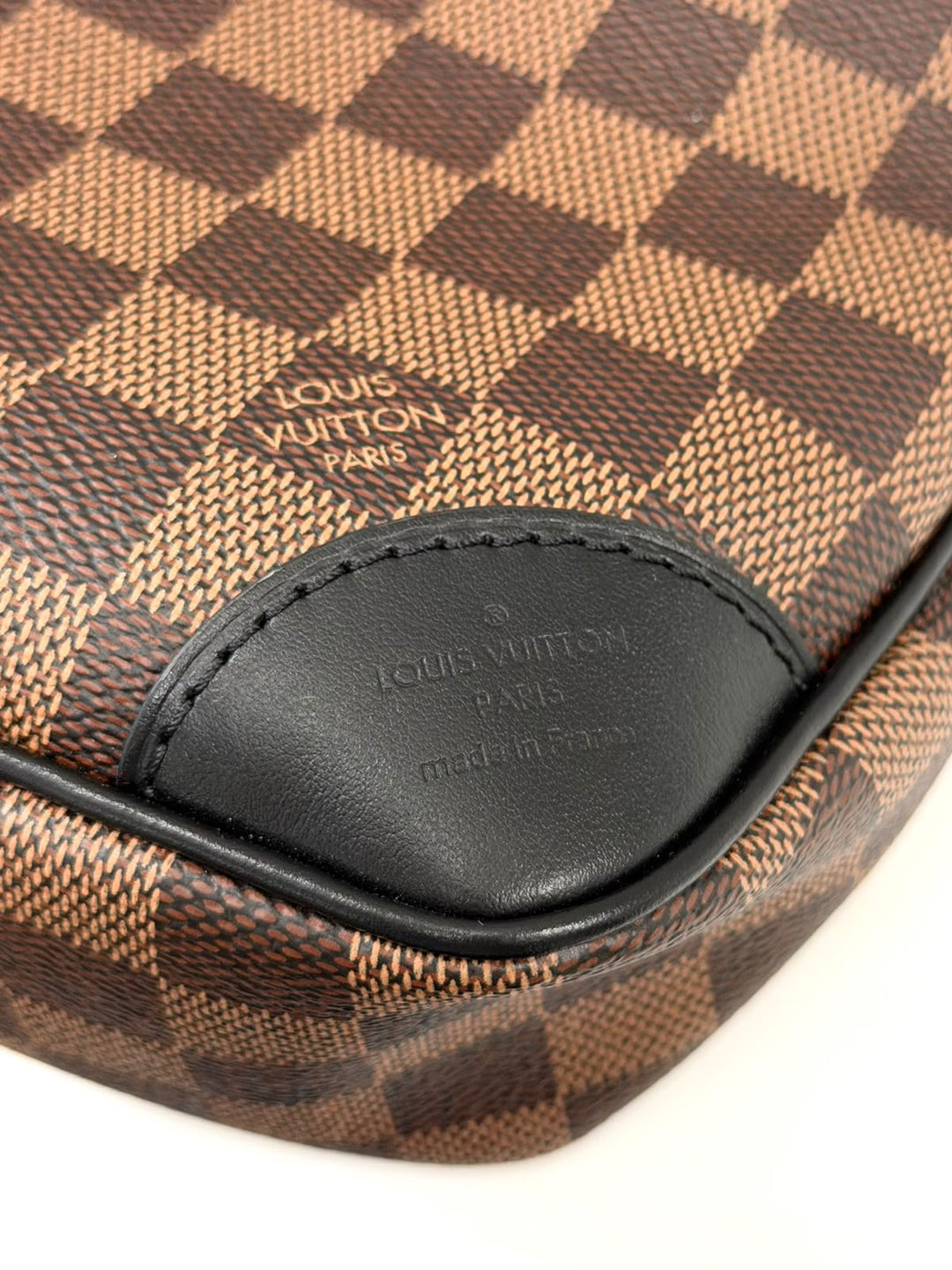 LOUIS VUITTON DAMIER EBENE ODÉON PM CROSSBODY BAG BLACK