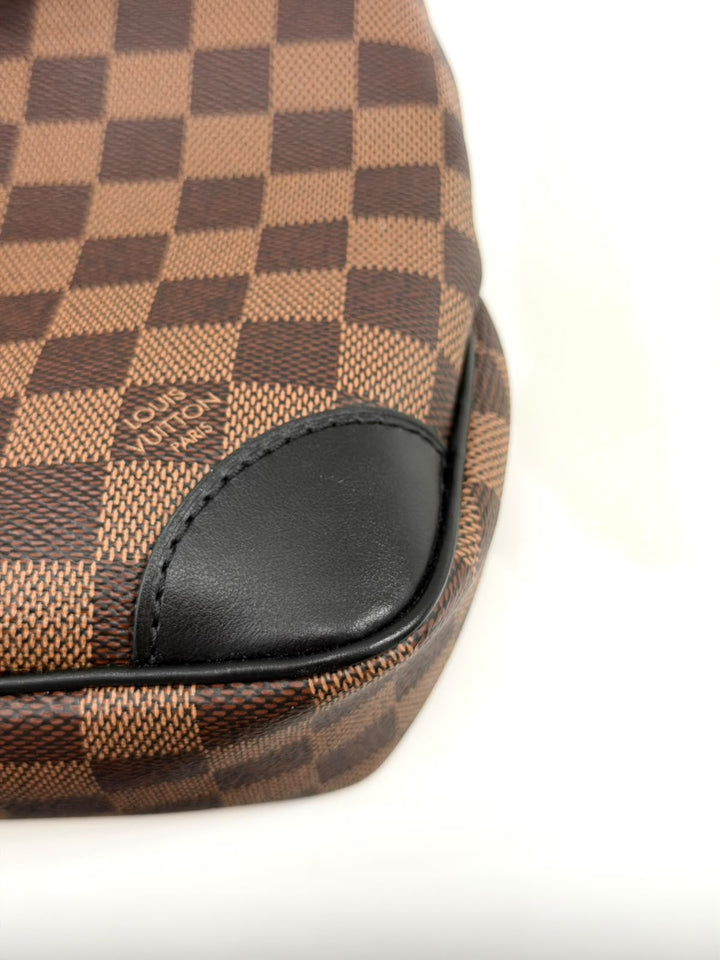 LOUIS VUITTON DAMIER EBENE ODÉON PM CROSSBODY BAG BLACK