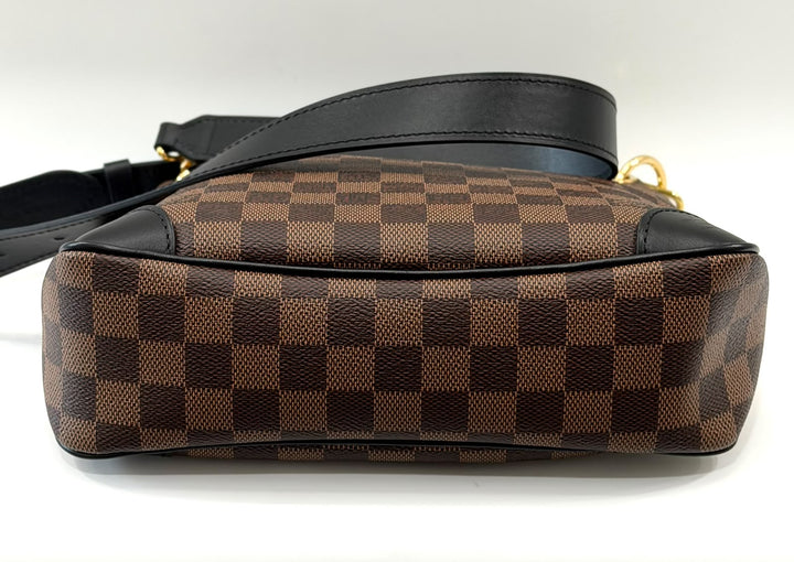 LOUIS VUITTON DAMIER EBENE ODÉON PM CROSSBODY BAG BLACK