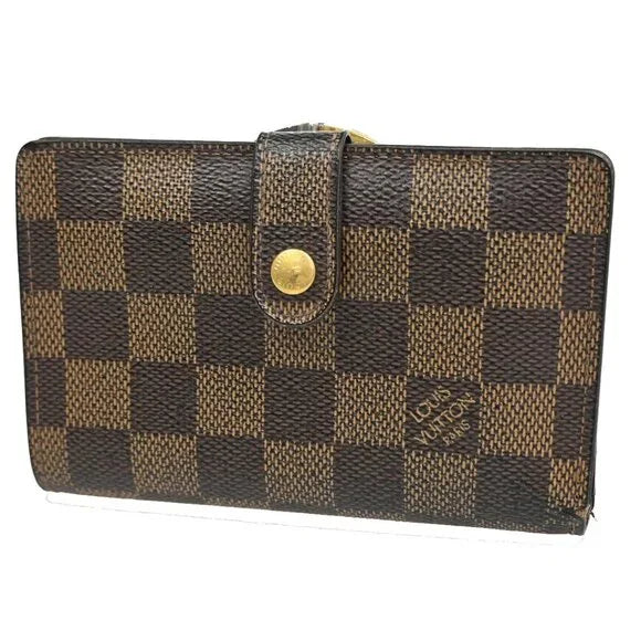 LOUIS VUITTON DAMIER EBENE FRENCH WALLET