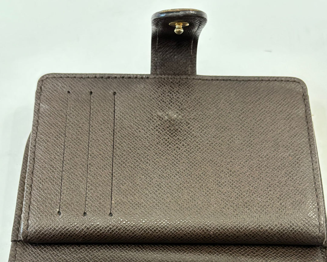 LOUIS VUITTON DAMIER EBENE FRENCH WALLET
