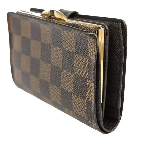 LOUIS VUITTON DAMIER EBENE FRENCH WALLET