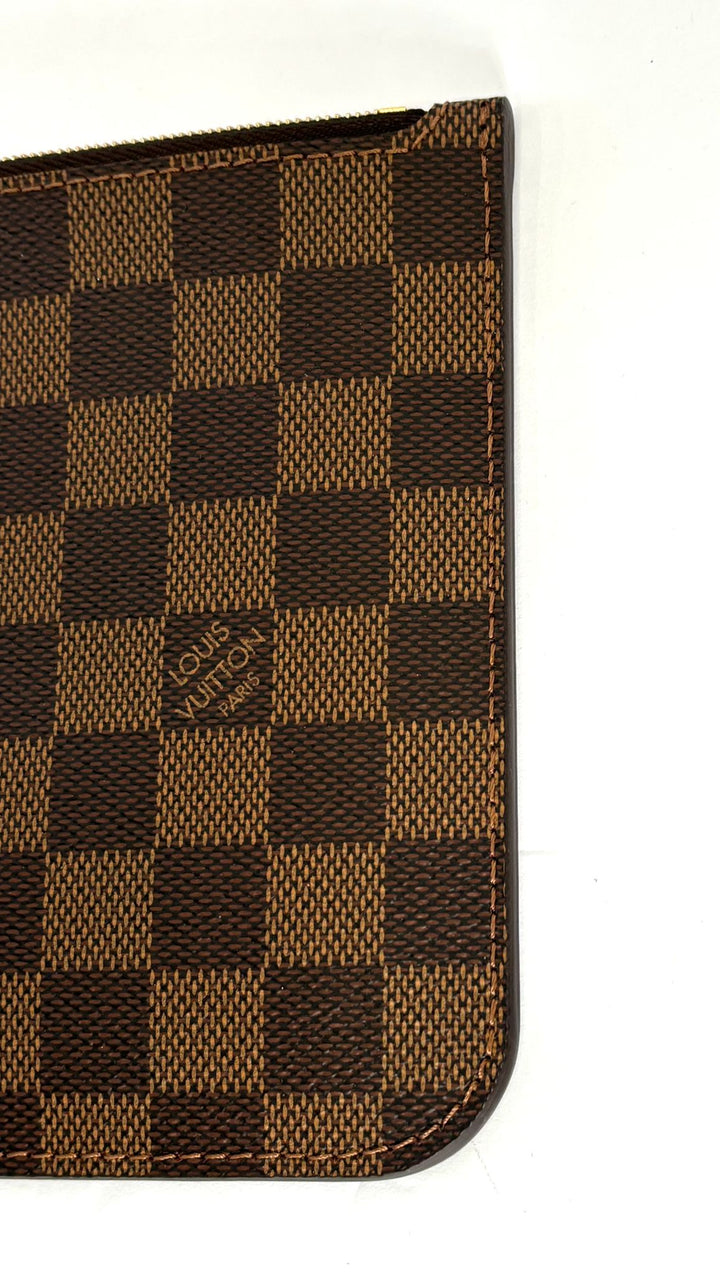 LOUIS VUITTON DAMIER EBENE NEVERFULL MM POCHETTE