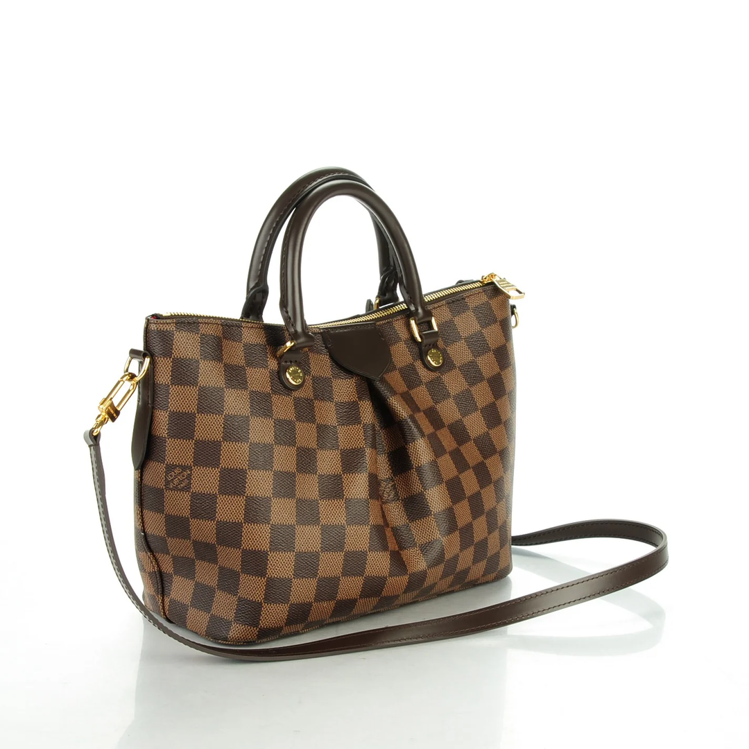 LOUIS VUITTON DAMIER EBENE SIENA PM TOTE BAG